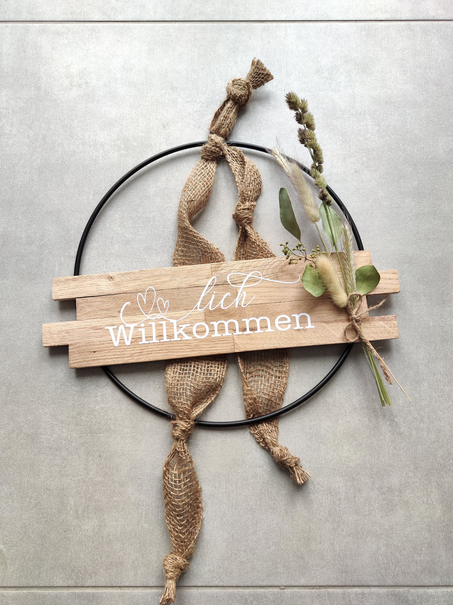 Türkranz - Willkommensschild Haustür