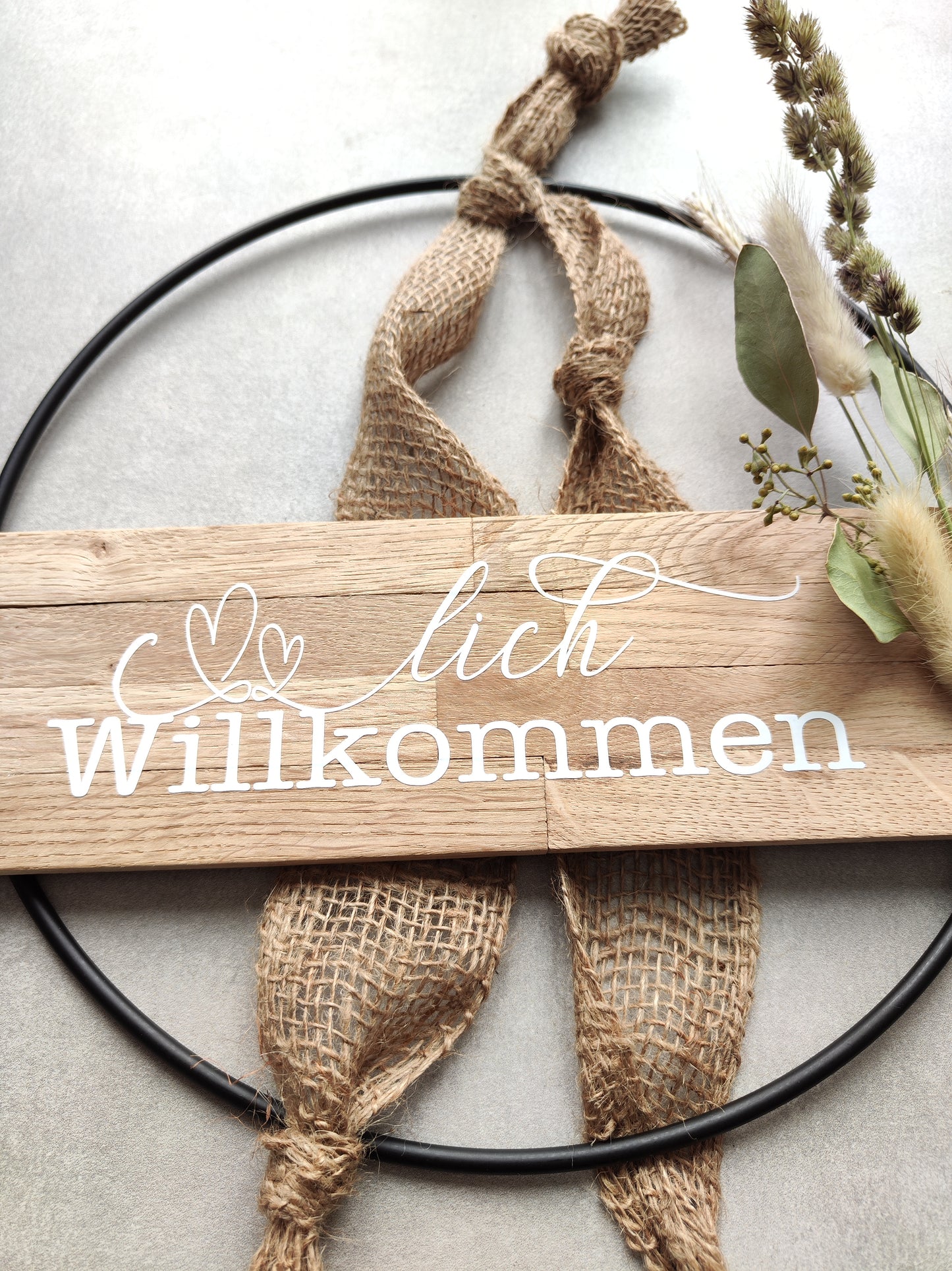 Türkranz - Willkommensschild Haustür