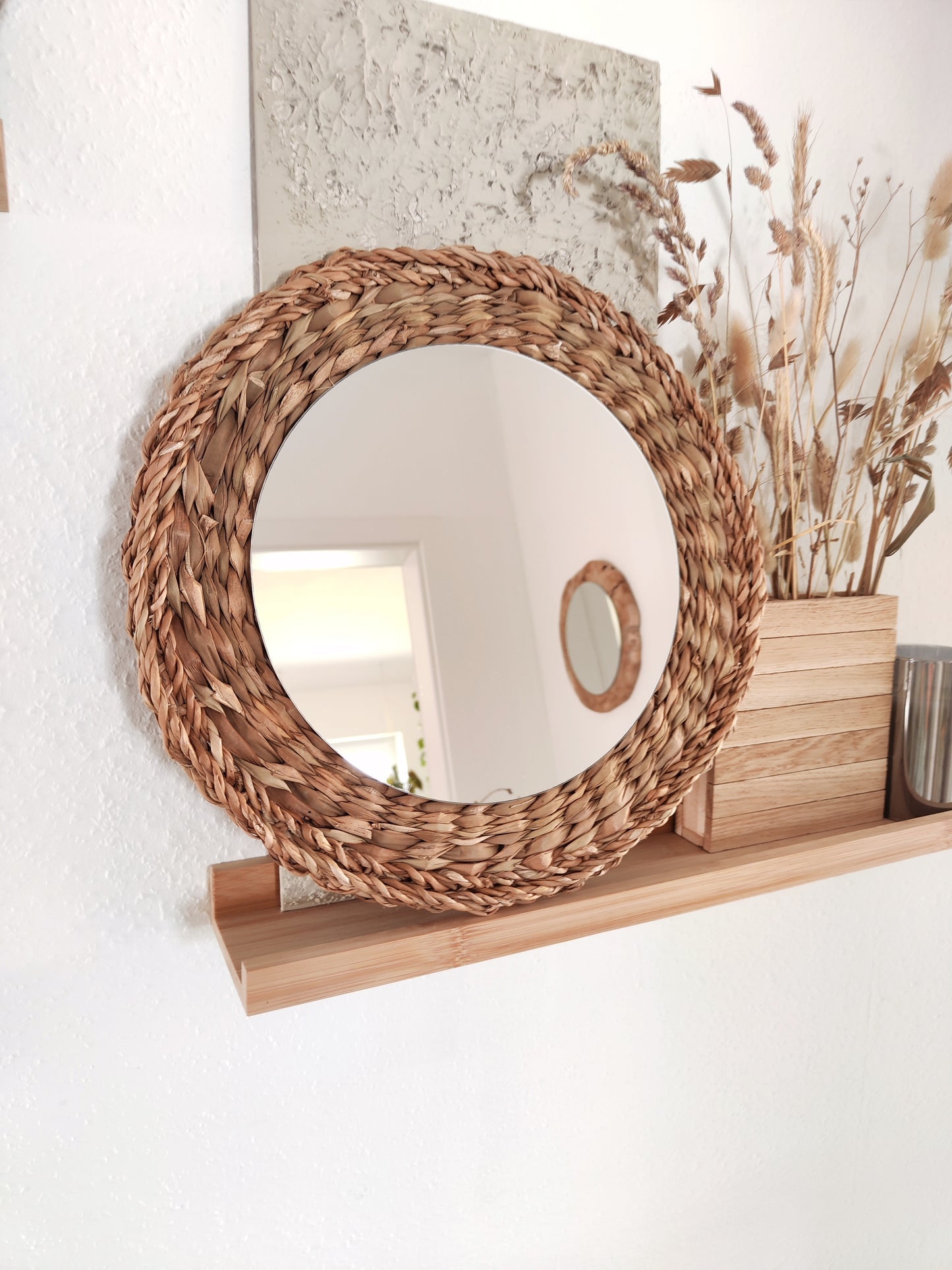 `Rattan Spiegel` 36cm
